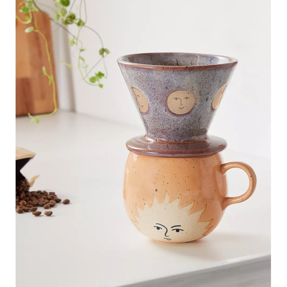 Urban Outfitters celestial pour over coffee top!